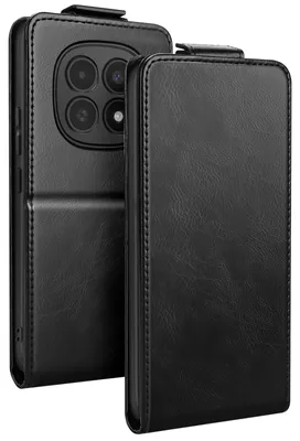 Zdjęcie produktu dla Avizar, pionowe etui z przegródką na karty i podstawką do Redmi Note 15, czarne