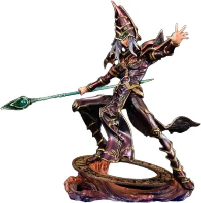 Image de Megahouse Yu-gi-oh Duel Monsters Mage Noir Duel De Magiciens Figure Golden Golden One Size