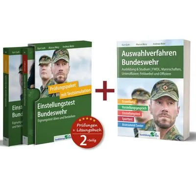 Produktbild von Paket - Einstellungstest + Auswahlverfahren Bundeswehr