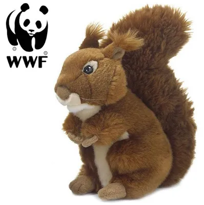 Obrázek produktu pro WWF - Plyšová hračka - Veverka (23 cm, sedící) realistická plyšová hračka měkká hračka