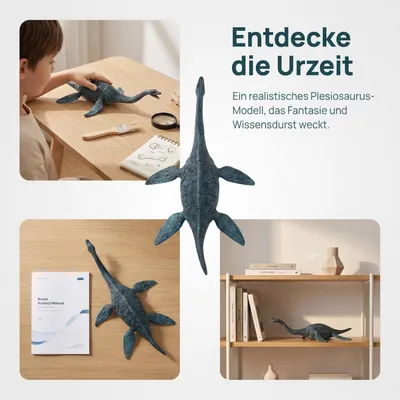 Imagen del producto de Juguete de dinosaurio, modelo de plástico, 110 gramos, educativo, para niños