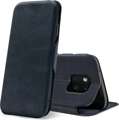 Zdjęcie produktu dla Etui z klapką dla Huawei Mate 20 Pro Etui Book Cover Etui na telefon komórkowy z gniazdem na kartę Etui ochronne Premium