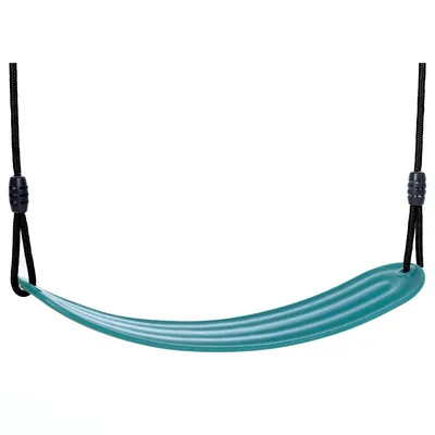 Produktbild von TRIBECCO Gummischaukel für Kinder – elastischer Schaukelsitz aus robustem EVA – Schaukelbrett Gartenschaukel Outdoor Garten Spielplatz (Türkis)