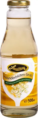 Produktbild von Lausitzer Holunderblüten-Sirup 500ml
