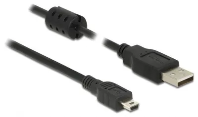 Image de DELOCK USB Kabel A -> Mini-B St/St 2.00m schwarz