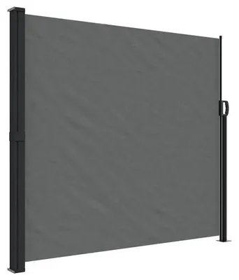 Produktbild von Seitenmarkise - Ausziehbare Sichtschutzmarkise - 180 x 300 cm - Windschutz Terrasse Garten - Sichtschutz Zaun - Anthrazit