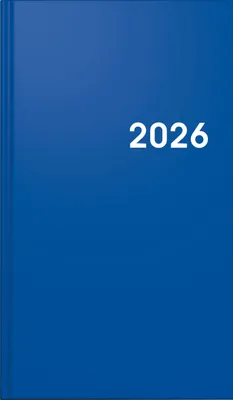 Produktbild von 2026 Brunnen Taschenkalender 756 A6 blau