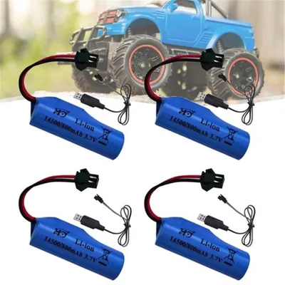 Obrázek produktu pro Nabíjecí 4ks 3,7V 800mAh lithium-iontové baterie pro E35 DE38 DE40 DE50