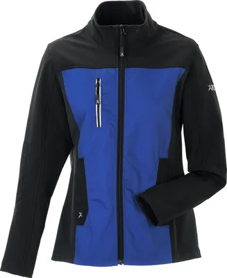 Produktbild von Größe 34 Planam Norit Damen Hybridjacke kornblau schwarz Modell 6512