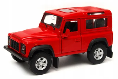 Produktbild von Welly Land Rover Defender Modellauto 1:32 silber
