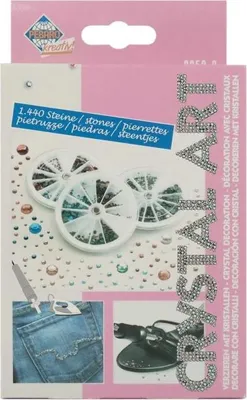 Produktbild von Pebaro Strasssteine Bastelset 2-5 mm 1440 Stück mehrfarbig