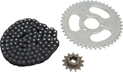 Obrázok produktu pre Predné reťazové koleso T8F 13T, hnacia reťaz T8F 116 článkov, zadné reťazové koleso T8F 44T s 3 otvormi pre motocykle ATV Mini Bike