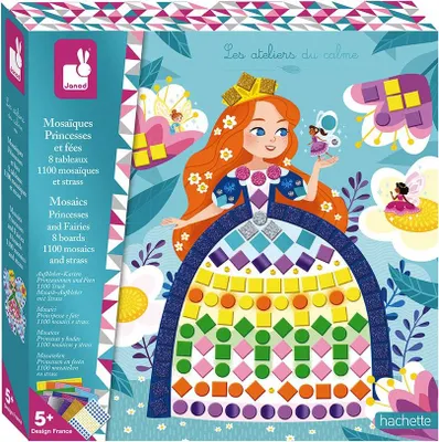 Obrázok produktu pre Janod Mozaiková remeselná sada Princezné a víly
