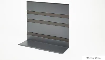 Produktbild von Linero MosaiQ Universalablage 3, Relingsystem, schwarz matt
