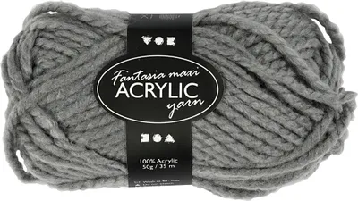 Produktbild von Creativ Company 421868, Handwerk, Grau, Acryl, 35 m, 50 g