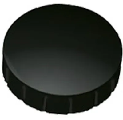 Obrázok produktu pre MAUL Magnet okrúhly 10 kusov 0,6 kg plast ferit nerozbitný erodovaný lakovaný Ø 2,4 x 0,8 cm čierny
