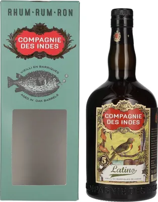 Produktbild von Compagnie des Indes Latino Rum 5 ans 40% Vol. 0,7l in Geschenkbox