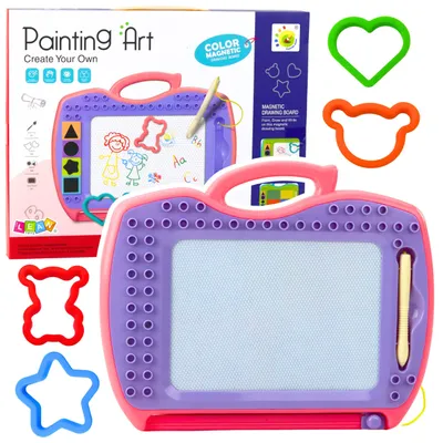 Image de Tableau Magnétique Avec Slider Timbres Motifs Rose