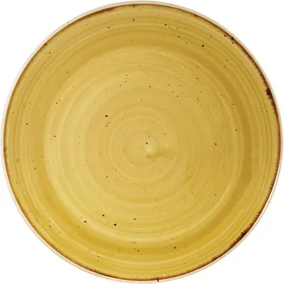Produktbild von Churchill Stonecast, runder Coupe-Teller, Senfkorngelb, 165 mm, (12 Stück)