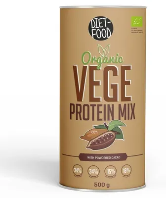 BIAŁKO VEGE MIX KAKAO BIO 500 g - DIET-FOOD