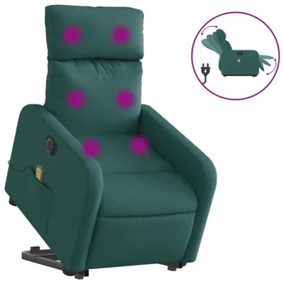 Zdjęcie produktu dla VidaXL 3206732, Tkanina, Zielony, Pianka, 110 kg, 50 cm, 55,5 cm
