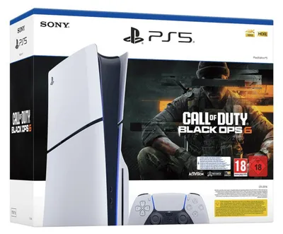 Produktbild von Sony PlayStation 5 Slim - Call of Duty: Black Ops 6 Bundle 1,02 TB WLAN Schwarz, Weiß