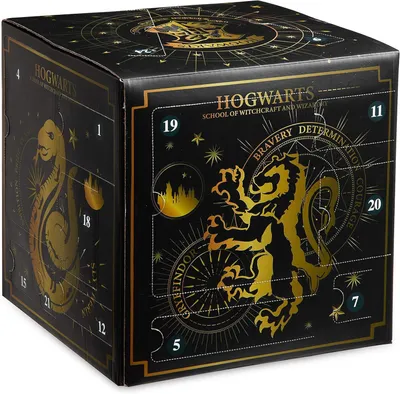 Produktbild von Harry Potter Adventskalender 2025 für Mädchen, 24 Überraschungen, Schmuck, Haarschmuck, Schrein, Gryffindor, Geschenkidee Weihnachten