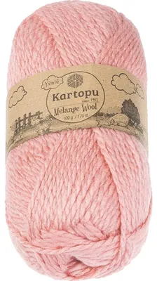 Obrázek produktu pro Příze MELANGE WOOL - 100 g, 170 m - Růžová