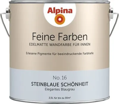 Produktbild von Alpina Feine Farben konservierungsmittelfrei Steinblaue Schönheit 2,5 L