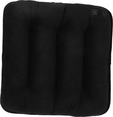 Image de Graphene Heated Cushion Office Electric Heating Cushion USB Charging Multifunctional Washable Warm Cushion 5V Single Seat Thin Black (Coussin chauffant en graphène pour le bureau, coussin chauffant électrique pour le bureau, chargeur USB multifonctionnel, coussin chauffant lavable)
