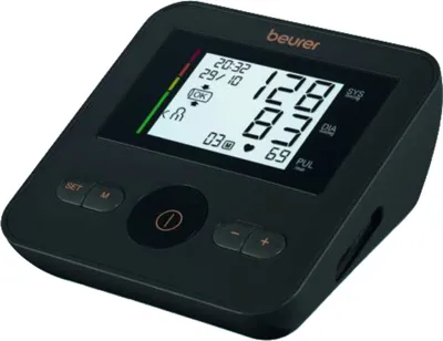 Produktbild von BEURER Blutdruckmessgerät f. Oberarm 4x30 Sp. LCD sw-gn