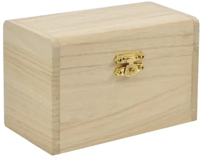 Produktbild von Schatzkistchen 13 x 7 x 8 cm aus Holz
