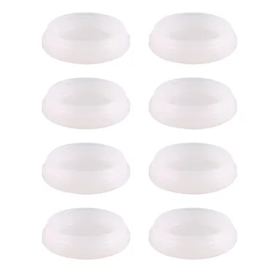 Produktbild von WAGNER QuickClick® Kunststoffgleiter antirutsch STOPP - 8er-Set Ersatzgleiter Ø 25 mm - für Basis Ø 25 mm - DE Ware - 15824500