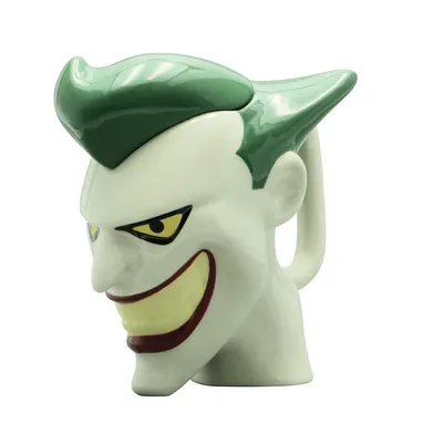 Produktbild von DC Comics Keramiktasse 3D - Joker Head (350 ml)