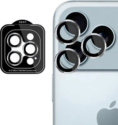 Produktbild von 3MK 5903108664257, Linsenschutz, Silber, Gehärtetes Glas, Apple, iPhone 17 Pro Max, iPhone 17 Pro, Kratzfest