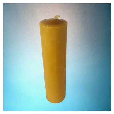 Produktbild von Bienenwachskerze Stumpenkerze 22 x 5,5 cm aus 100% reinem Bienenwachs