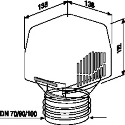Produktbild von SANIT 11.A22.00..0099 Rohrbelüfter ventilair 33 DN