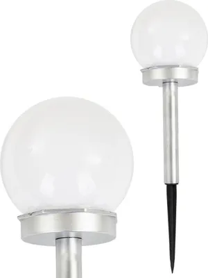 Obrázek produktu pro Solární mléčná kulová lampa 10x35cm