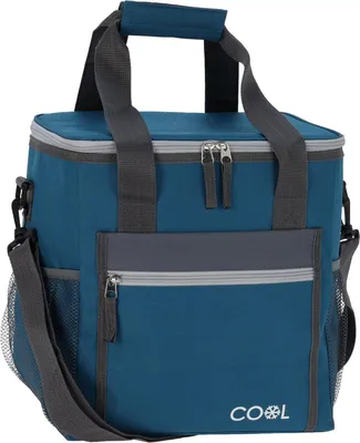 Image de Sac isotherme Excellent Houseware, polyester, 28 x 22 x 31 cm, 20 l, bleu