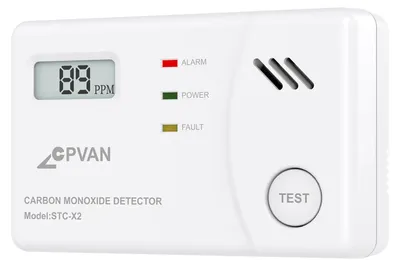 Productafbeelding van Koolmonoxidmelder, 10 jaar levensduur, 85 dB alarm, 1 stuk