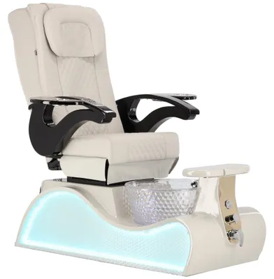 Produktbild von Elektrischer Kosmetikstuhl mit Massage und Hydro-Massage für Fußpediküre für das SPA Nerisa grau