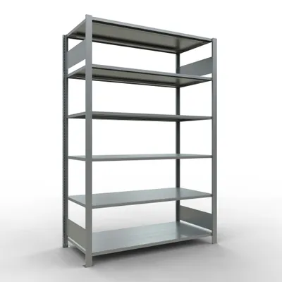 Produktbild von Büroregal Stecksystem Grundregal - 2000x1300x600 mm, Typ 150 kg