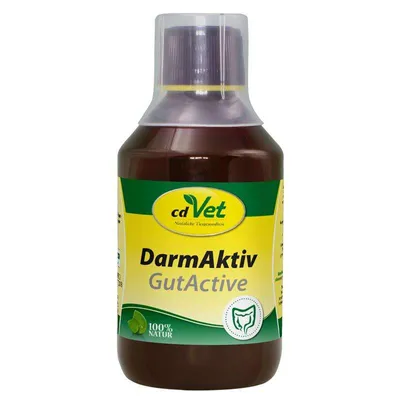 Produktbild von cdVet Naturprodukte DarmAktiv Hund & Katze 100 ml, Katze / Hund, Flüssigkeit, Allgemeiner Gesundheitszustand, Universal, 100 ml, 0,3%