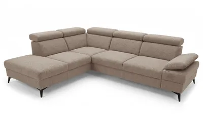 Image de Canapé d'angle moderne Vigo avec fonction RELAX et appuie-tête réglables – idéal pour le salon