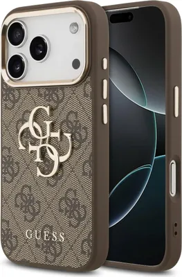 Zdjęcie produktu dla Etui Do Iphone 17 Pro Max Guess Classic Oryginalne Brązowy Modny Pokrowiec