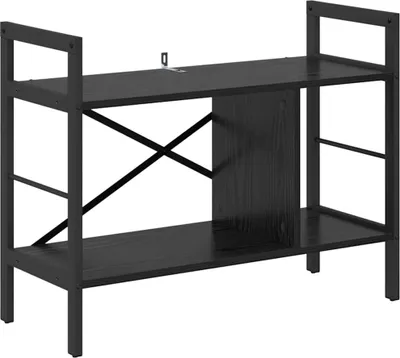 Zdjęcie produktu dla vidaXL Półka na książki o wyglądzie czarnego dębu 75 x 30 x 58,5 cm