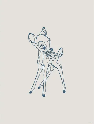 Produktbild von Disney-Kunstposter Bambi – 30 x 40 cm