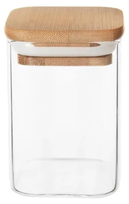 Image de Récipient en verre pour produits en vrac - Boîte de conservation - 200 ml - Couvercle avec joint