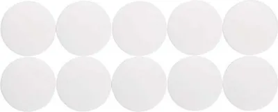 Produktbild von MAUL Magnet rund 10 Stück 0,6 kg Kunststoff Ferrit bruchsicher erodiert lackiert Ø 2.4 x 0.8 cm weiß