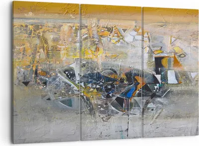 Produktbild von Bild auf Leinwand - Leinwandbild - Abstraktion modern - 105x70cm - Wand Bild - Wanddeko - Leinwanddruck - Bilder - Kunstdruck - Wanddekoration - Leinwand bilder - Wandkunst - CE105x70-4001